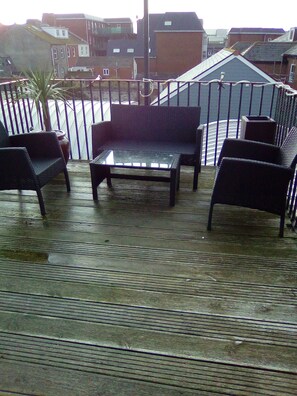 Basic Apartment, Sea View | Terrace/patio - Wilton Room (Weymouth)