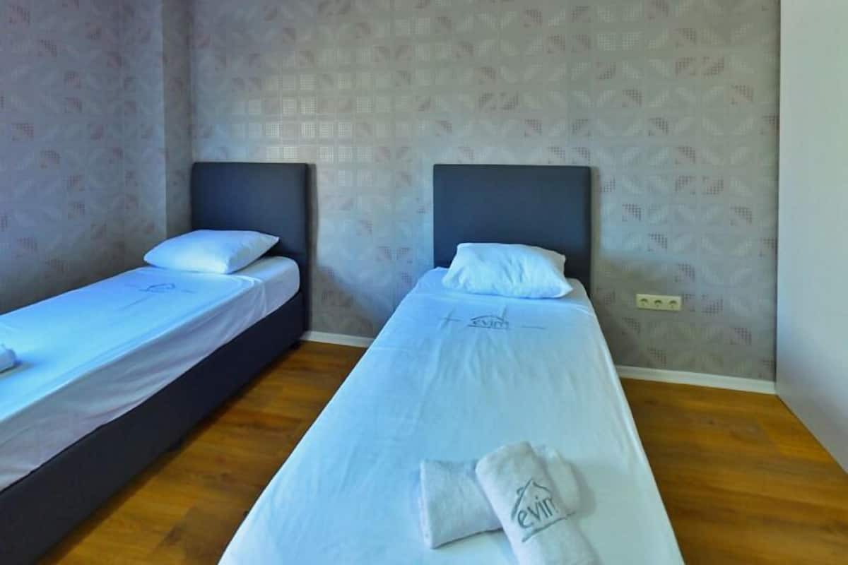 Desk, blackout curtains, iron/ironing board, free WiFi