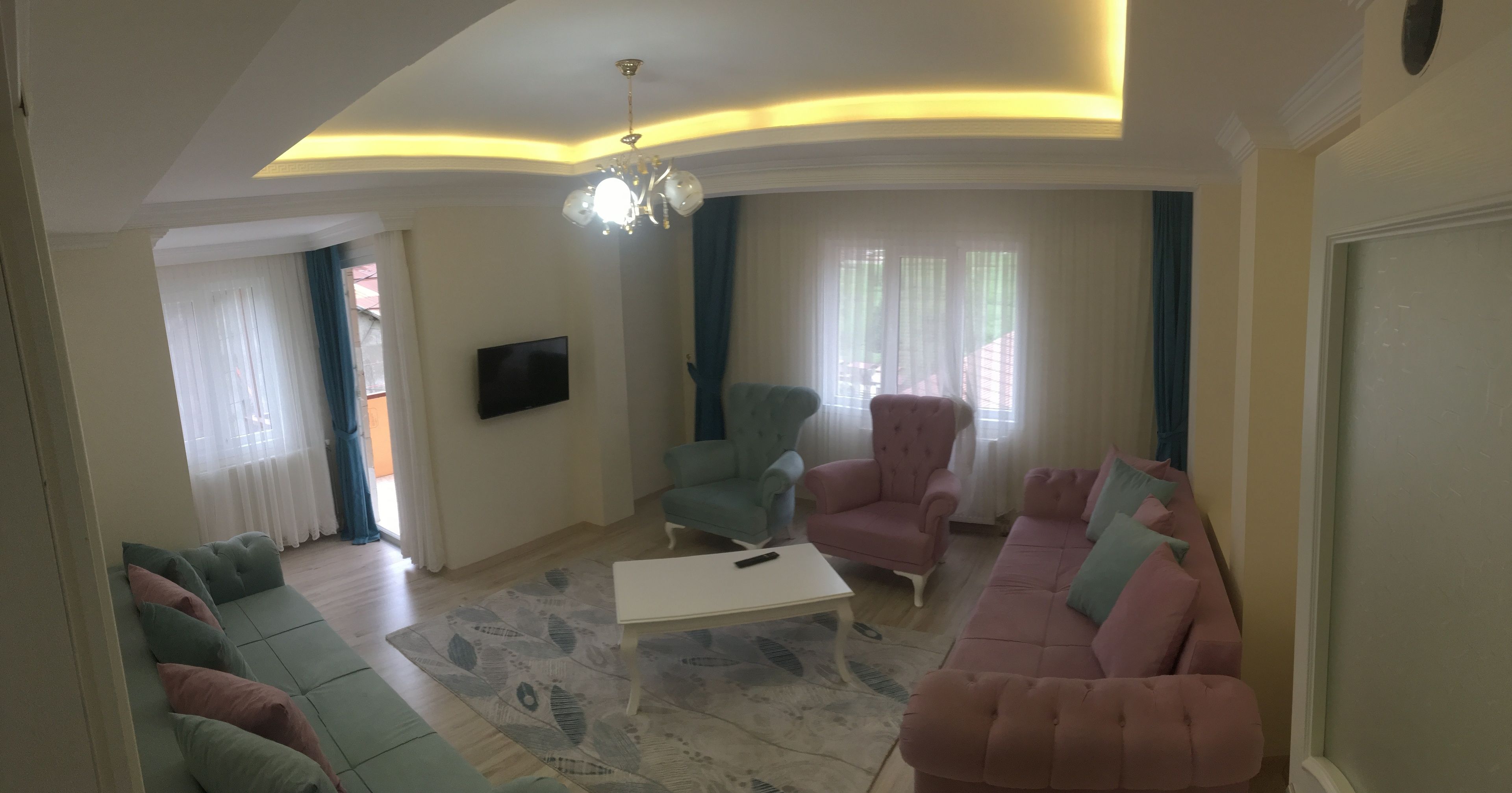 Apartment, 2 Bedrooms | Living area | LCD TV