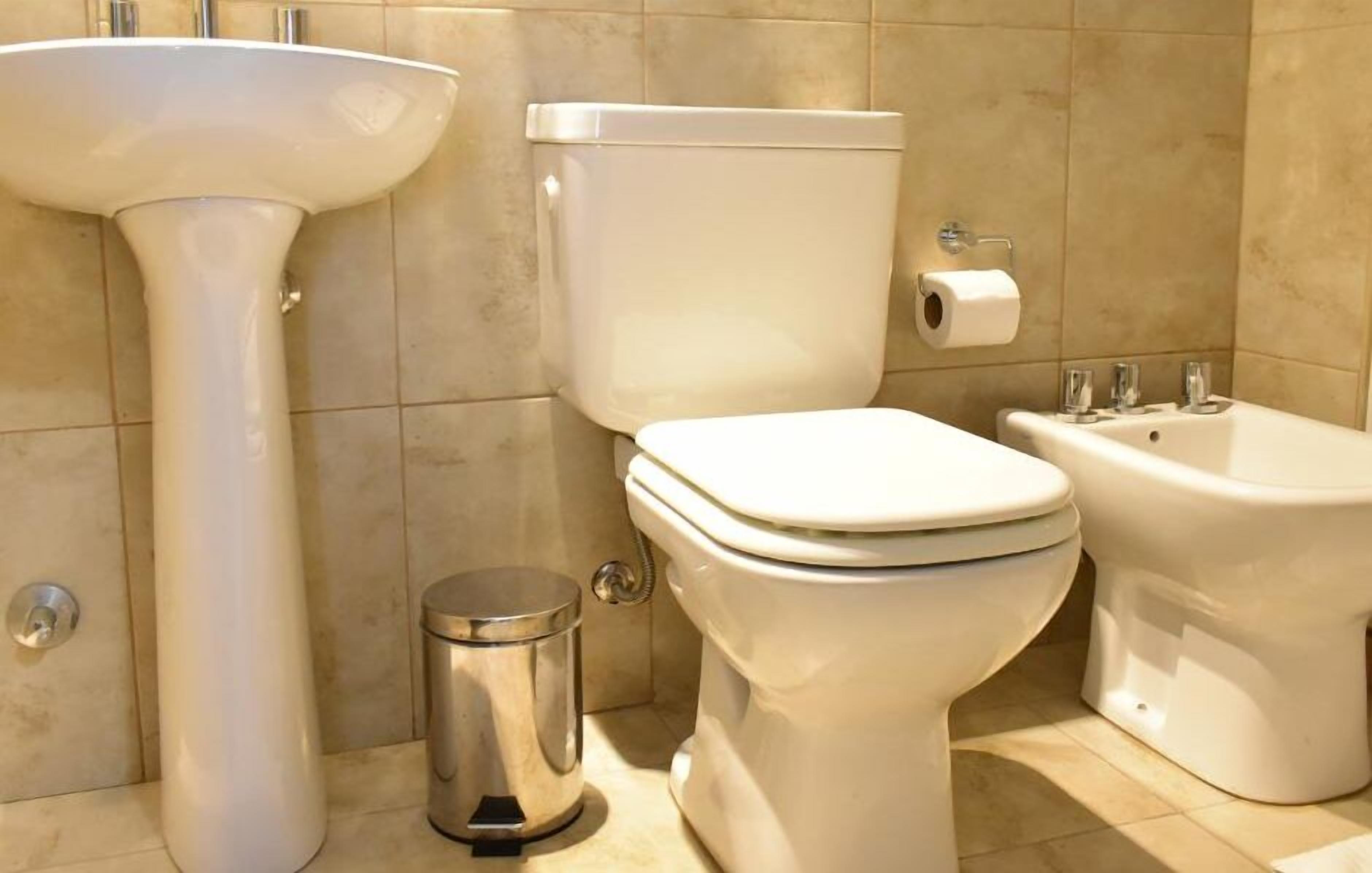 shower, free toiletries, hair dryer, bidet