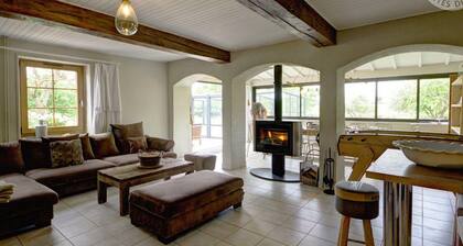 Large house with heated private pool and pets allowed