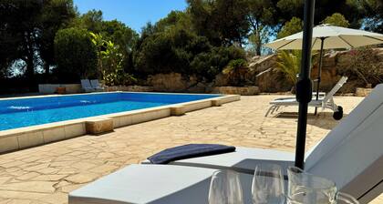 Großzügiges und ruhiges Haus mit Meerblick