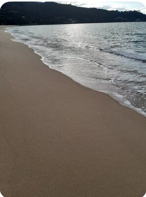 On the beach