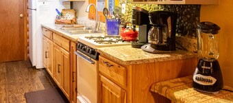 4 Season Fish Cabin off Lake Colby in Saranac Lake, furnished with ADK Decor