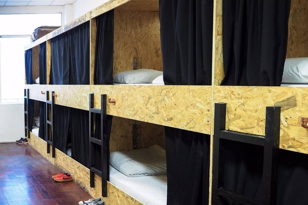 Shared Dormitory, Mixed Dorm, 10 Beds | Premium bedding, desk, laptop workspace, blackout drapes