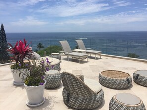 Terrace/patio - Brand new luxury condo with breathtaking  views, superior location and amenities (Conchas Chinas)