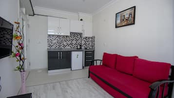 Apartamento estándar | 2 dormitorios, minibar, escritorio y sistema de insonorización
