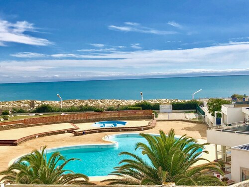 BARCARESA-Apartment beautiful sea view swimming pool tennis mini golf parking wifi