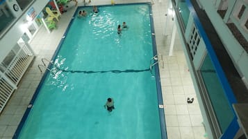 Indoor pool, outdoor pool