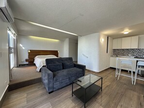 Suite estudio básica | 1 dormitorio, wifi gratis, ropa de cama