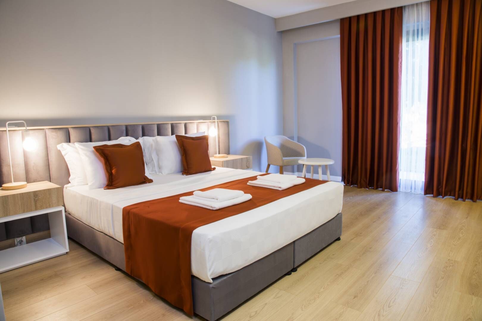 standard double room, pool view | 1 bedroom, minibar, in-room safe, desk