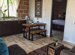 Basic Cabin | Iron/ironing board, bed sheets - Cabañas Rancho San Jorge (Ezequiel Montes)