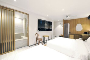 Wifi gratis y ropa de cama