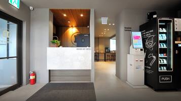 Check-in/check-out kiosk