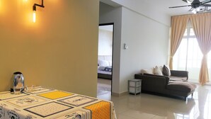 Deluxe Apartment, Multiple Beds, City View | Living area - JYNEST MIDORI GREEN (Johor Bahru)