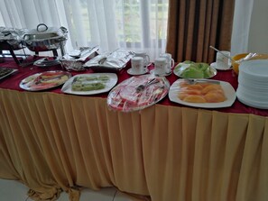 Kontinental frokost er inkludert hver dag