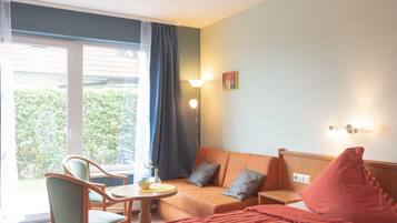 1 Schlafzimmer, BĂŒgeleisen/BĂŒgelbrett, kostenloses WLAN, BettwĂ€sche