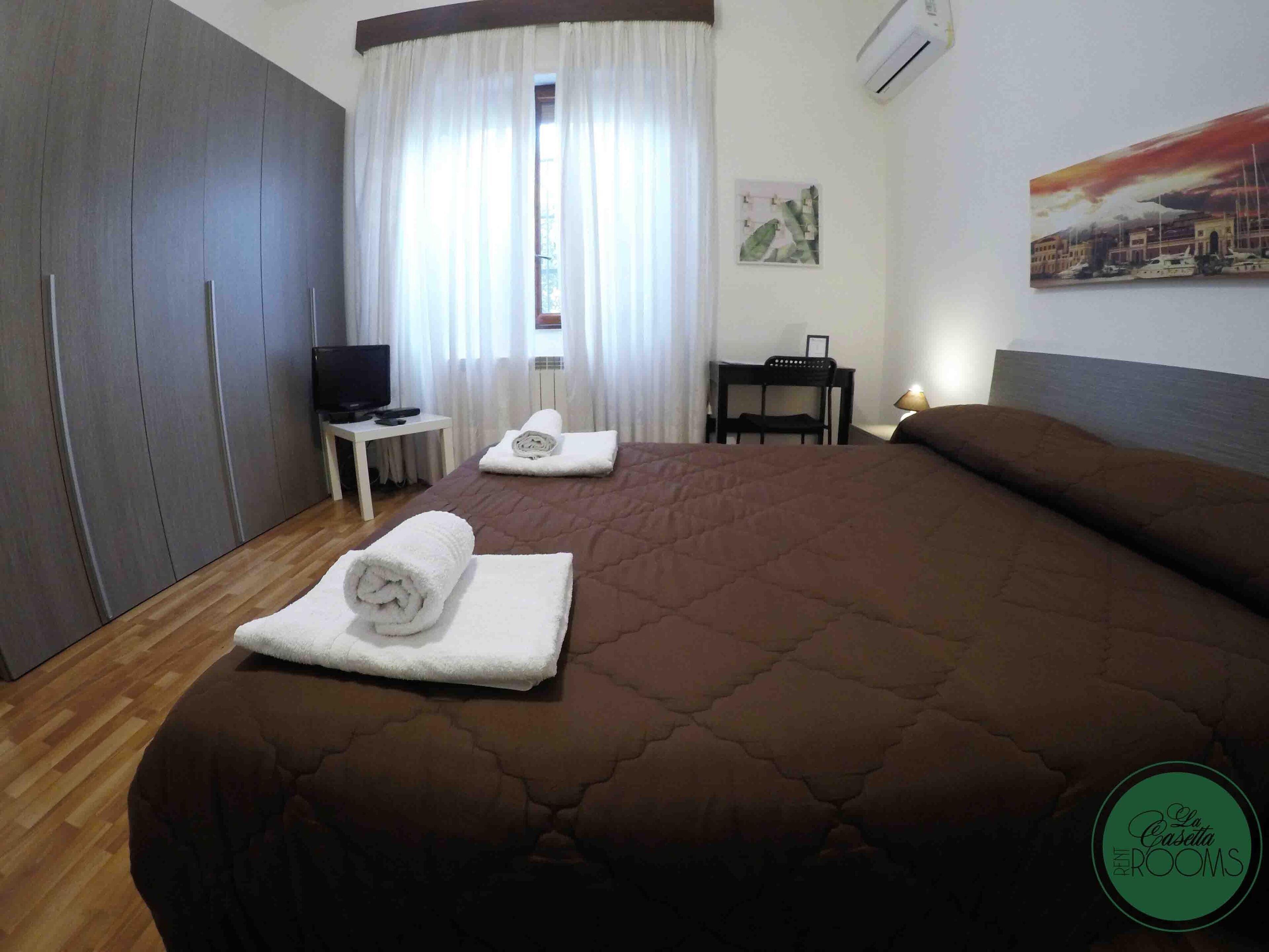 Classic Double Room, Garden View | Memory foam beds, desk, laptop workspace, blackout drapes