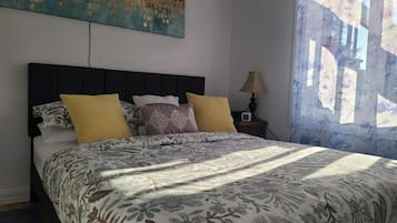 1 chambre, fer et planche Ă repasser, Wi-Fi, draps fournis