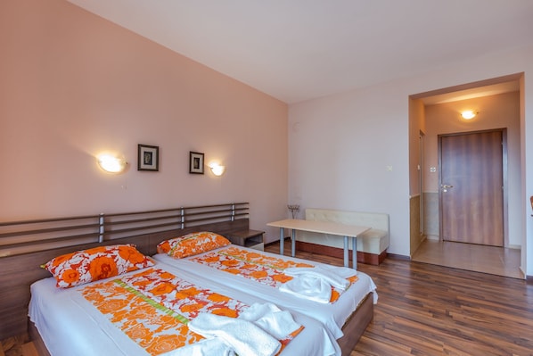 Iron/ironing board, cots/infant beds, free WiFi, bed sheets
