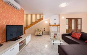 TV, fireplace, DVD player