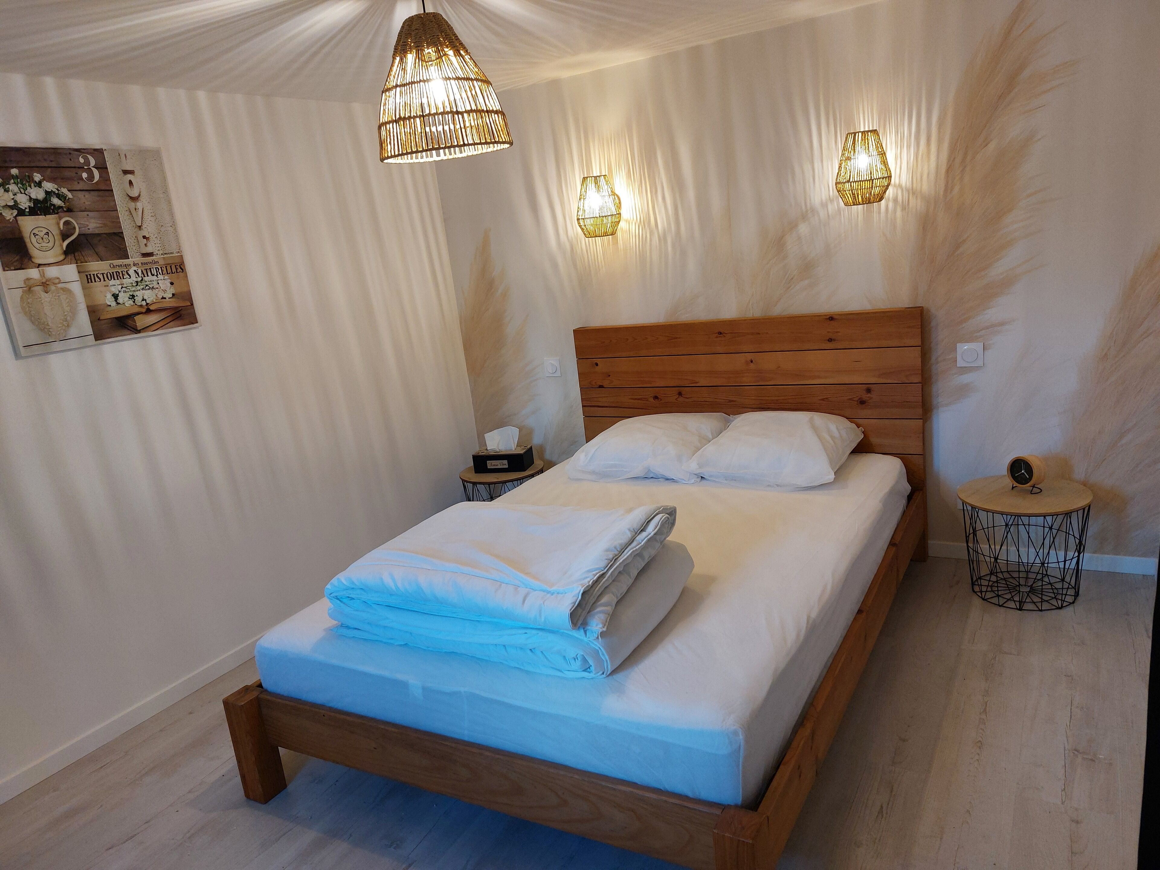 1 chambre, fer et planche à repasser, Wi-Fi gratuit, draps fournis