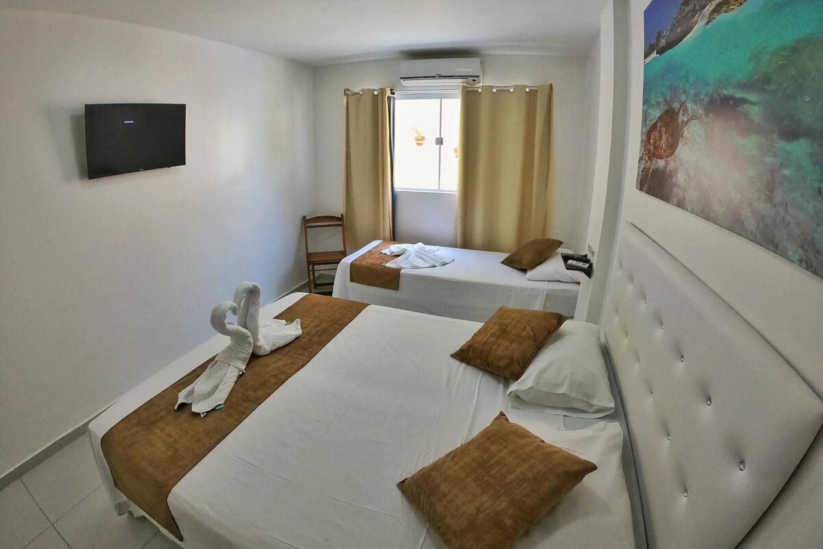 Minibar, blackout drapes, soundproofing, WiFi (free)