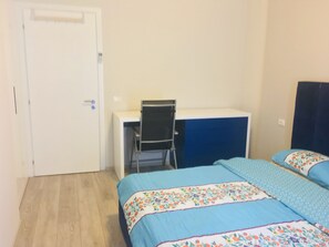 2 soverom og sengetøy