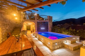 Outdoor pool - Villa Anita private heated pool (Dubrovnik)