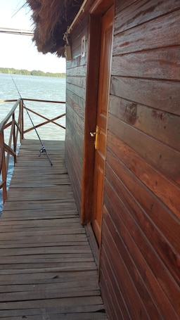 Classic Double or Twin Room, River View | Water view. Bintang Bolong Lodge