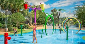 Outdoor pool, a heated pool - A real Gem Near Disney, Property in a tropical garden , best place in Orlando (Davenport)