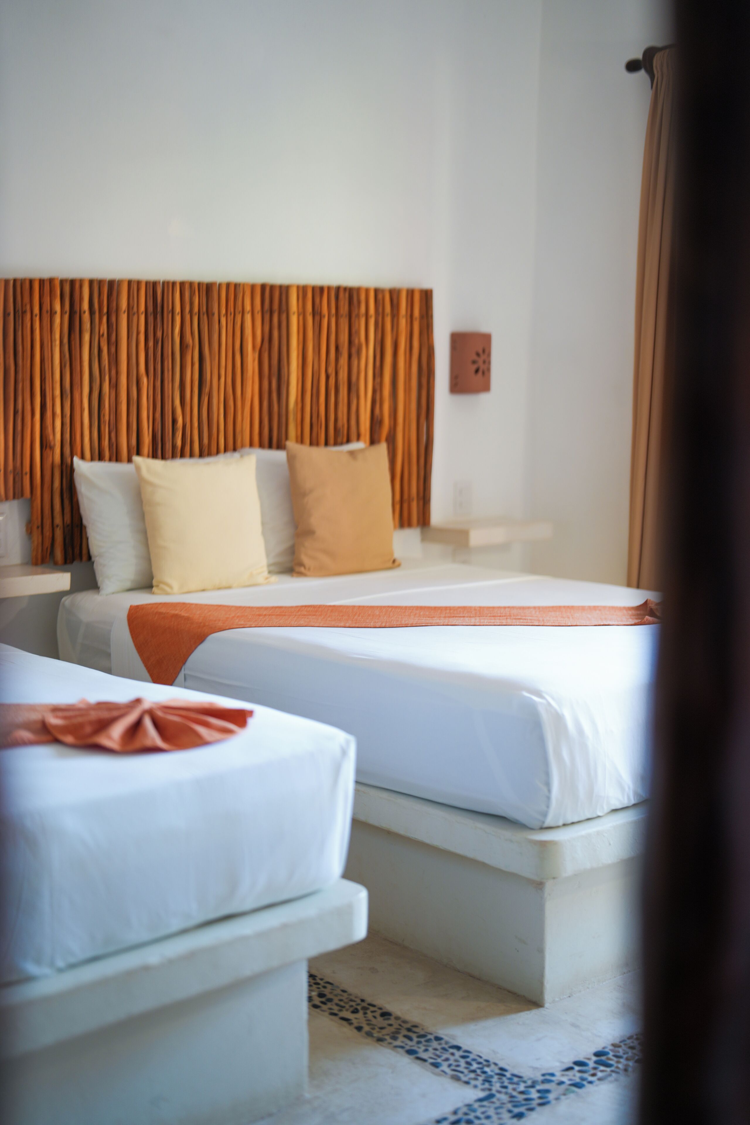 family room, 2 double beds | 1 bedroom, premium bedding, minibar, in-room safe