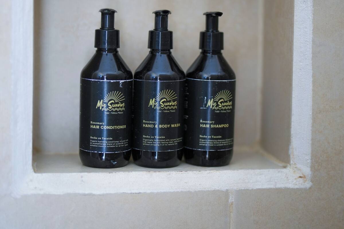 family room, 2 double beds | bathroom | shower, hair dryer, towels, soap