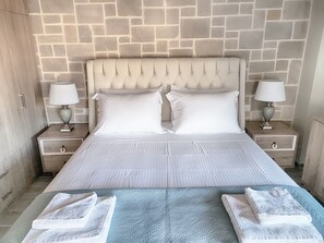 2 bedrooms, in-room safe, iron/ironing board, WiFi
