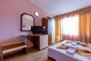 Iron/ironing board, cots/infant beds, free WiFi, bed sheets