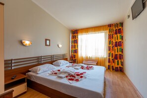 Iron/ironing board, cots/infant beds, free WiFi, bed sheets