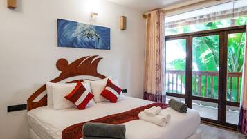 Deluxe-værelse med dobbeltseng eller 2 enkeltsenge | Pengeskab på værelset, strygejern/strygebræt