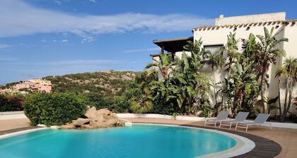 Sea view apartment in Portocervo, direct beach access