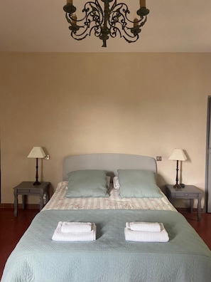 Iron/ironing board, free cots/infant beds, free WiFi, bed sheets