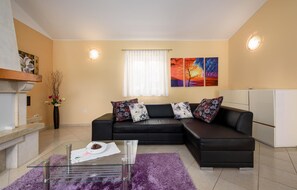 TV, fireplace, DVD player