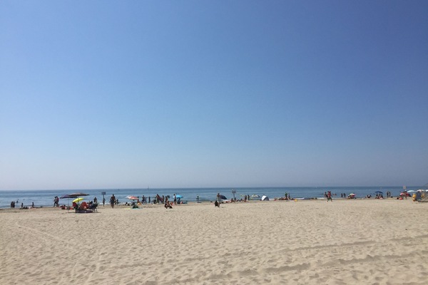 Sun-loungers, beach towels
