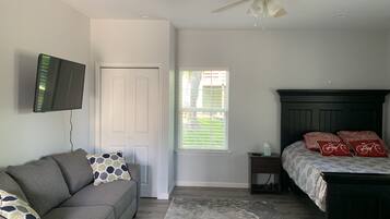 1 Schlafzimmer, kostenloses WLAN, Bettwäsche, Rollstuhlgeeignet