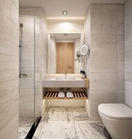 Superior Double or Twin Room | Bathroom | Shower, free toiletries, hair dryer, slippers