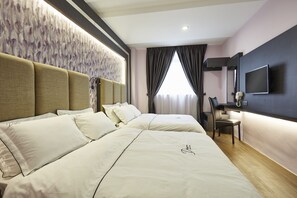 Familien-Suite (Lovely Lavender) | Schreibtisch, Verdunkelungsvorhänge, schallisolierte Zimmer