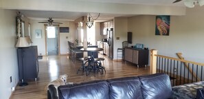 TV, video games, DVD player, table football