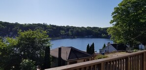 Property grounds - The Hangout hot tub cottage on Big Pine Island Lake (Belding)