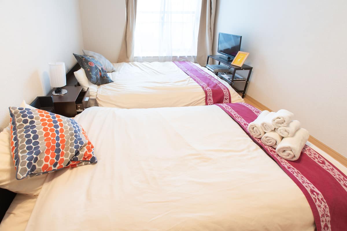 Apartemen, pemandangan kota (Bed, 201) | Wi-Fi gratis dan seprai linen