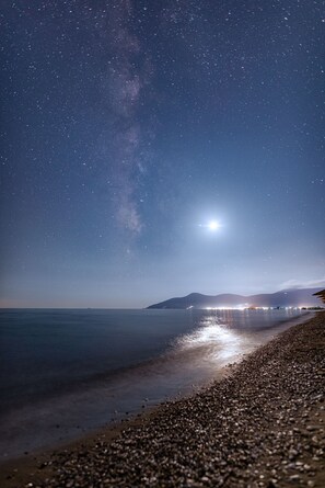 Vue sur la plage/l’océan