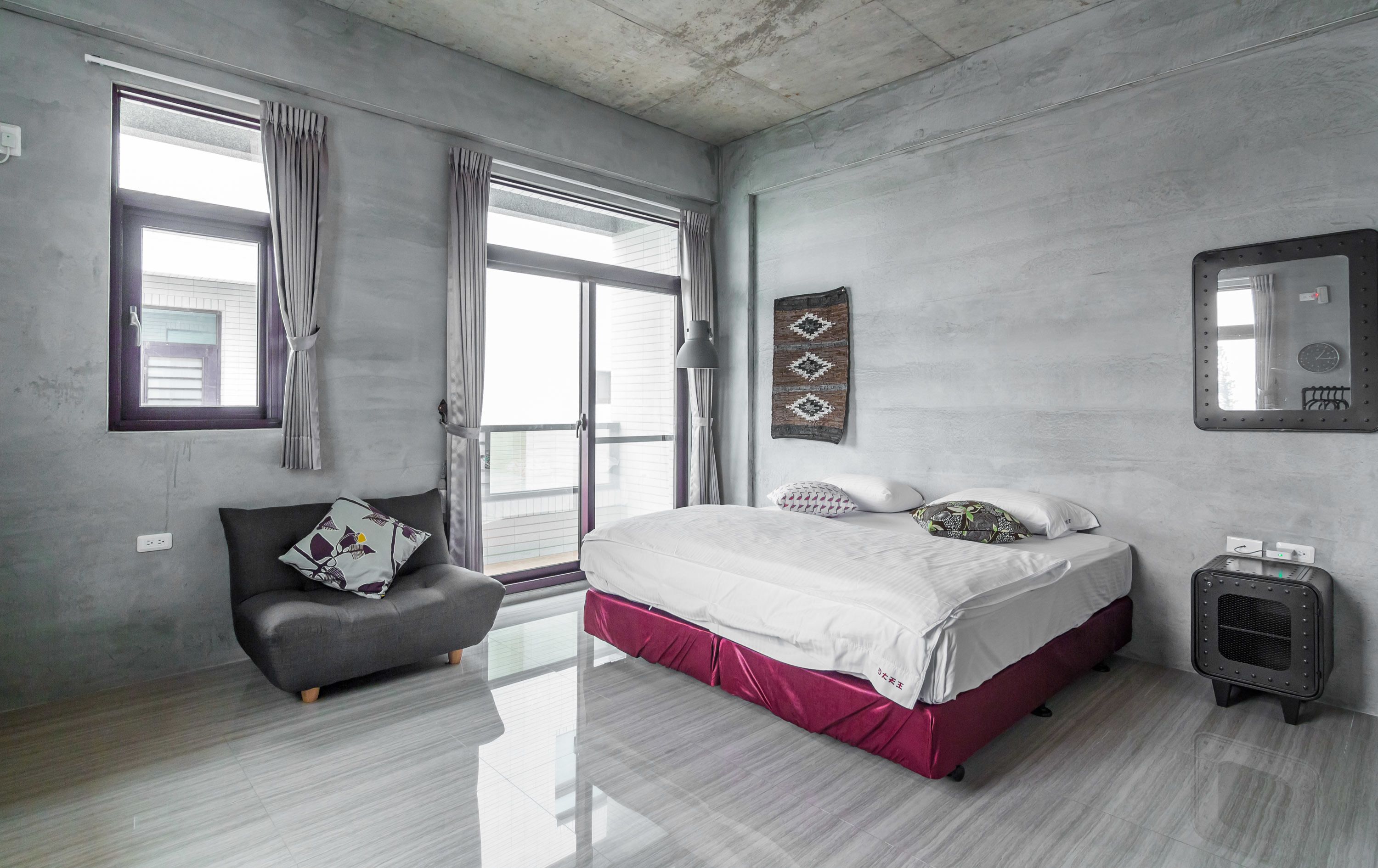 四人房, 阳台 | 大堂