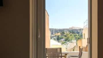 Penthouse Classique, vue ville | Terrasse/Patio